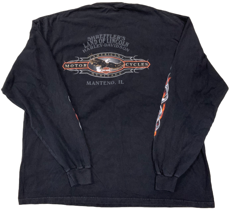 Harley Davidson 'Manteno, IL' Vintage Longsleeve