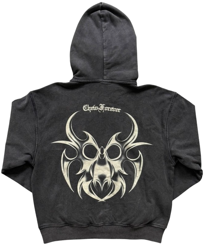 Chew Forever 'Tragoedia' Zip Up Hoodie