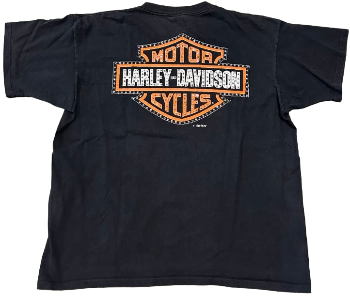 Harley Davidson 'One Brand For Life' Rhinestone Vintage Tee