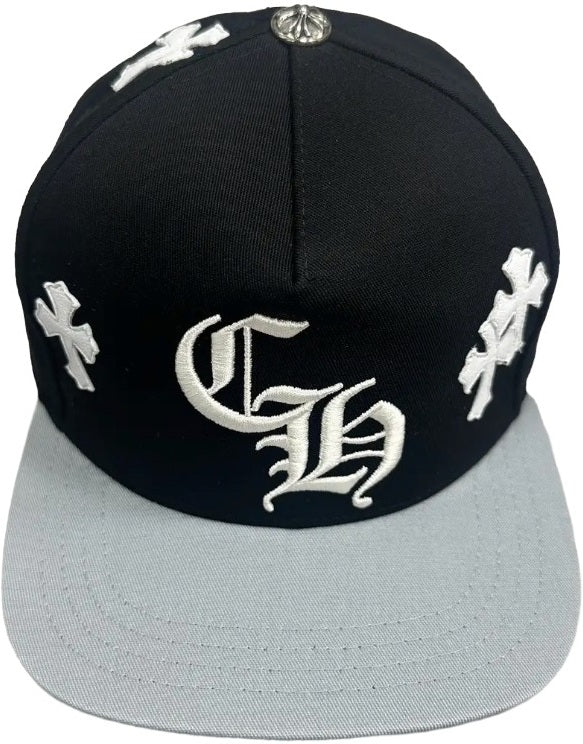 Chrome Hearts 'White Cross Patch' Grey/Black Hat