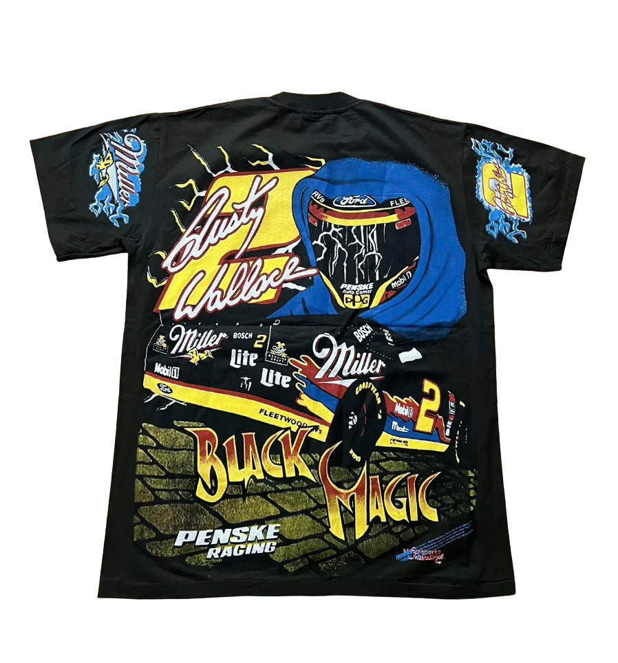 Rusty Wallace 'Black Magic' Vintage 1990s Tee