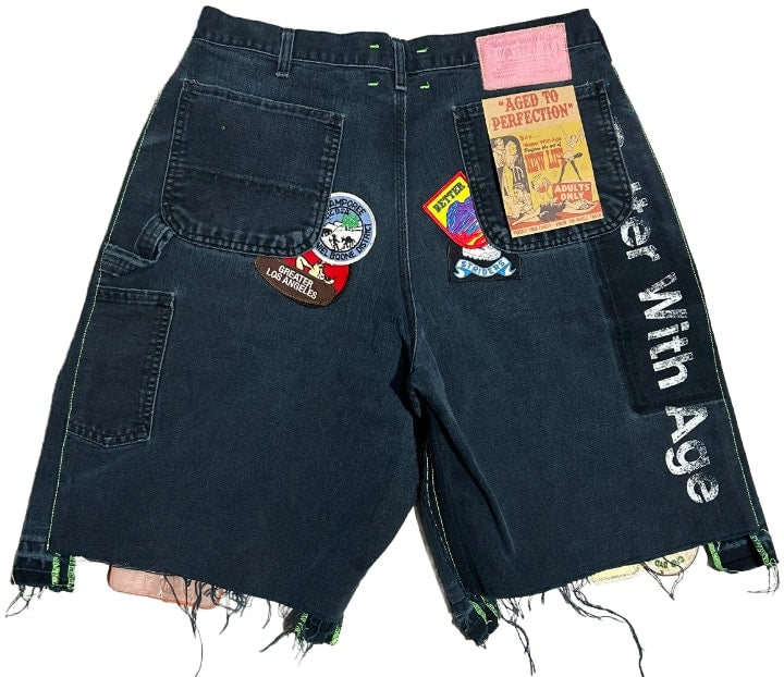 *Better With Age 'Gentleman' Dark Blue Shorts