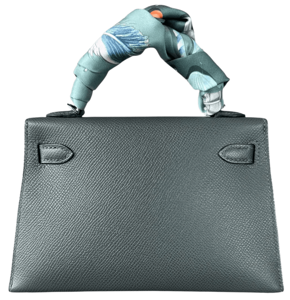 Hermés Vert Amande Epsom Mini Kelly 20 Bag