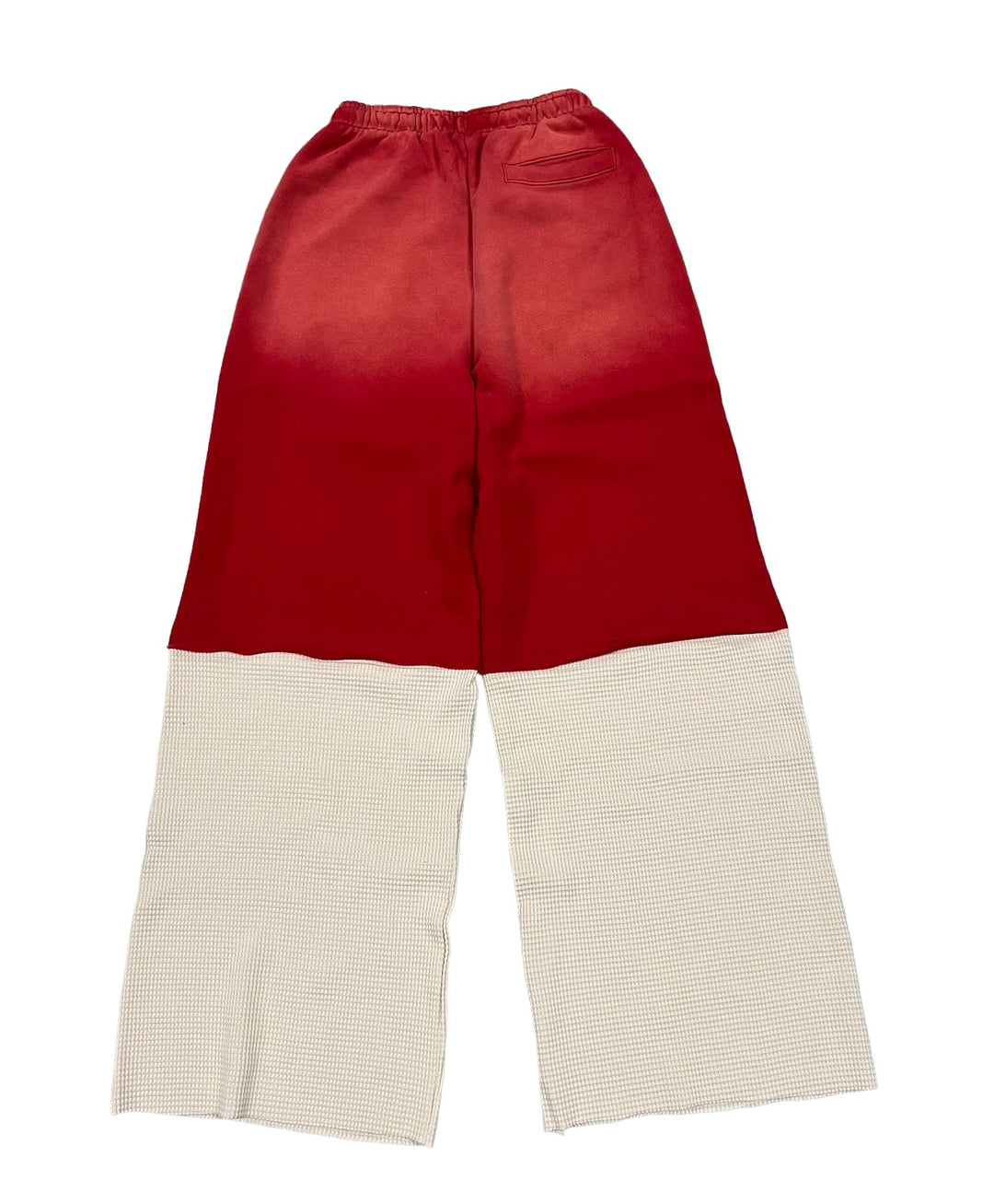 Satoshi Nakamoto 'Red' Double Layered Sweatpants