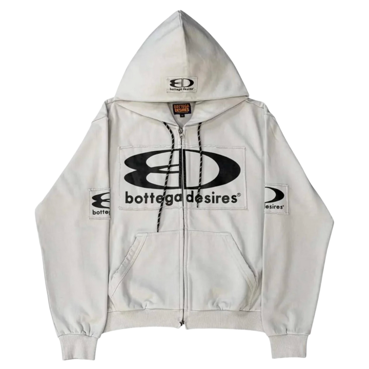 Bottega Desires 'Grey' Tech Zip Up