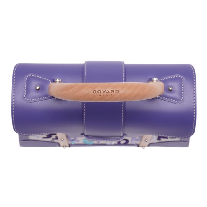 Goyard Saigon Structure 'Embroidered Blueberry Purple' Numbered Mini Bag