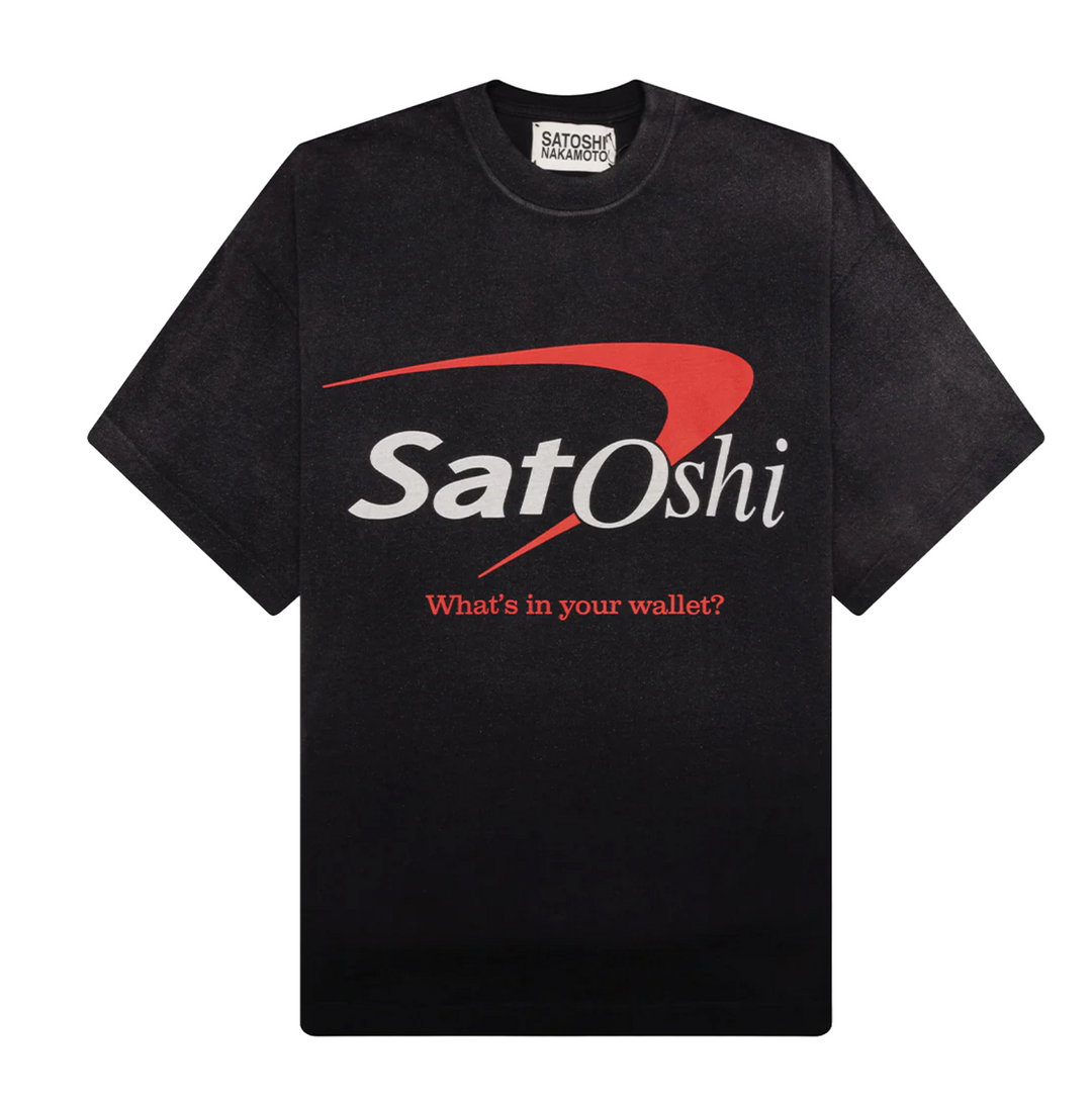 Satoshi Nakamoto 'Bank Satoshi' Black Tee