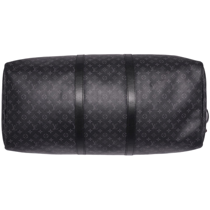 Louis Vuitton 'Black and Olive' Monogram 55 Duffle Bag