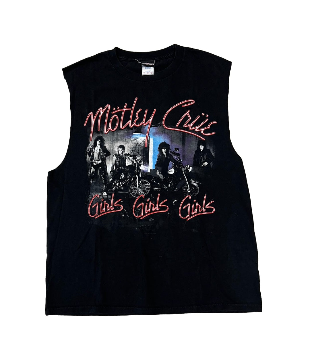 Motley Crue 'Girls' Vintage Cutoff