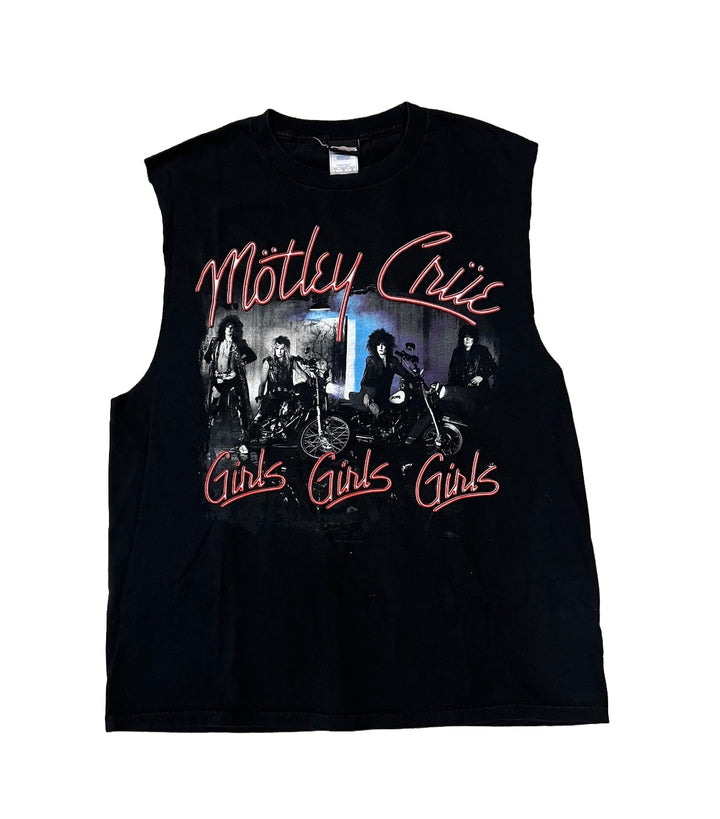 Motley Crue 'Girls' Vintage Cutoff