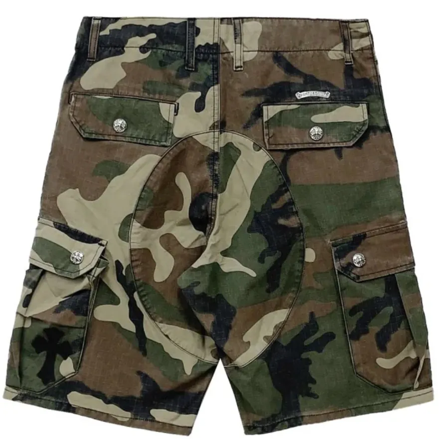 Chrome Hearts Camo Cargo Shorts