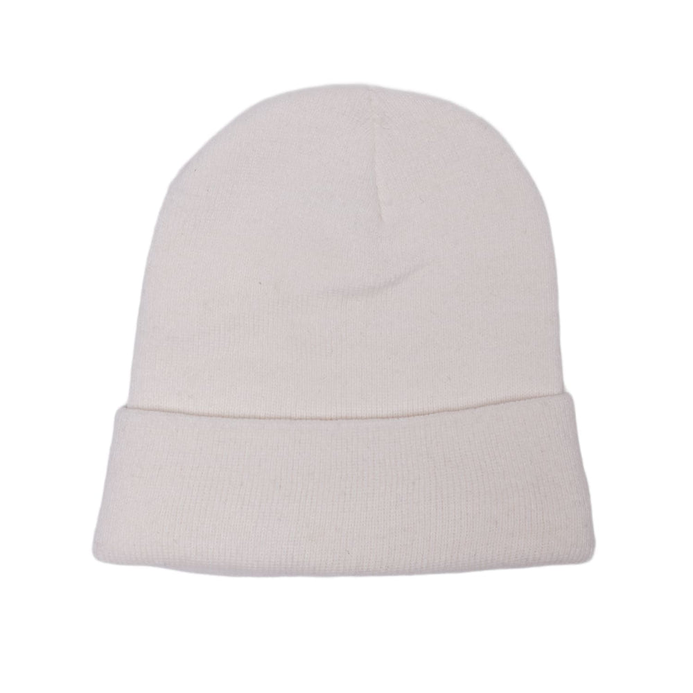 Chrome Hearts 'Blue Horseshoe' Miami Exclusive White Beanie