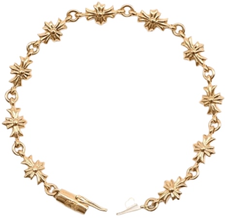 Chrome Hearts 22K Gold 'Tiny E' Bracelet
