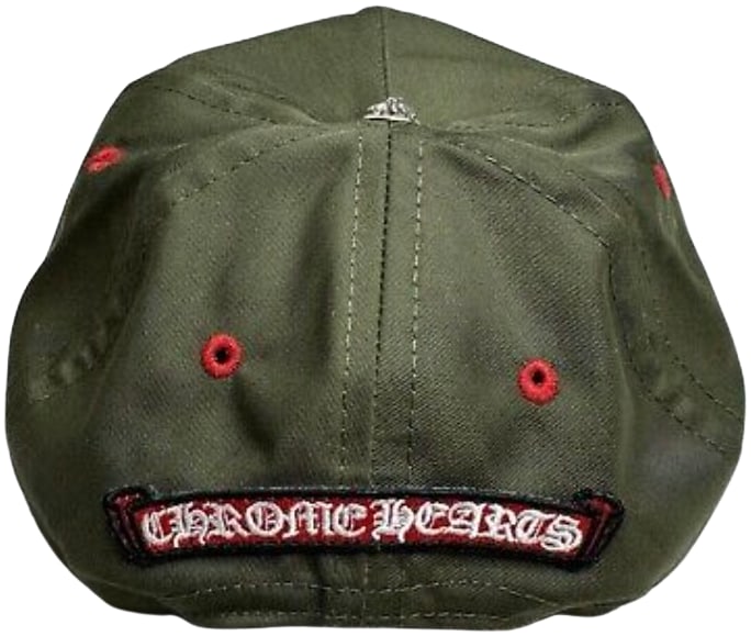Chrome Hearts 'Gas Station' Embroidered Green Trucker Hat