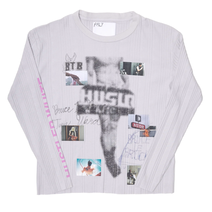 Paly 'Hustlr' Rib Longlseeve Tee