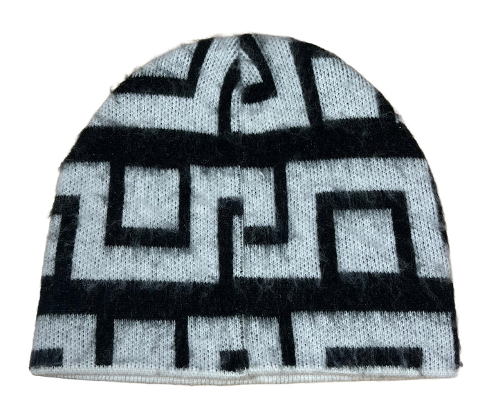Vertabrae 'Mohair' Black Beanie