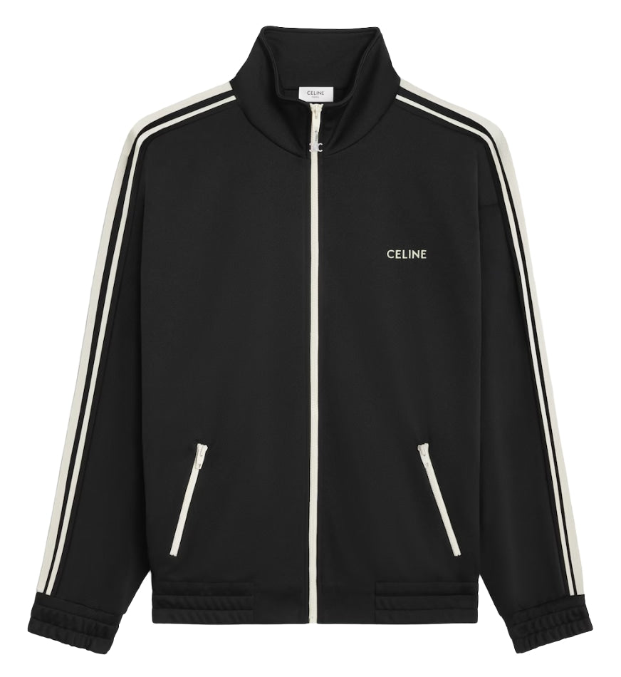 Celine 'Double Face' Black Track Jacket