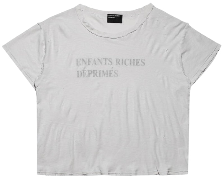 Enfants Riches Déprimés 'Faded White' Classic Logo Tee