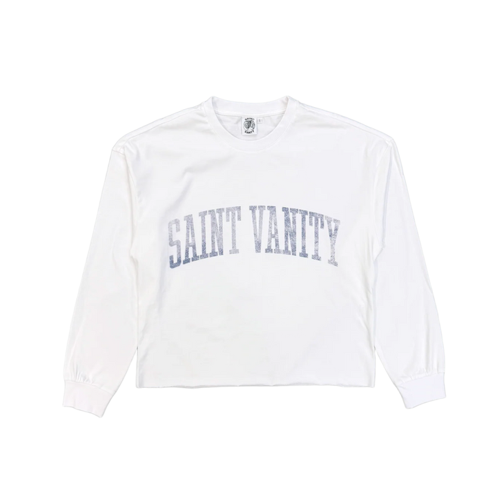 Saint Vanity 'White/Blue Logo' Longsleeve Tee