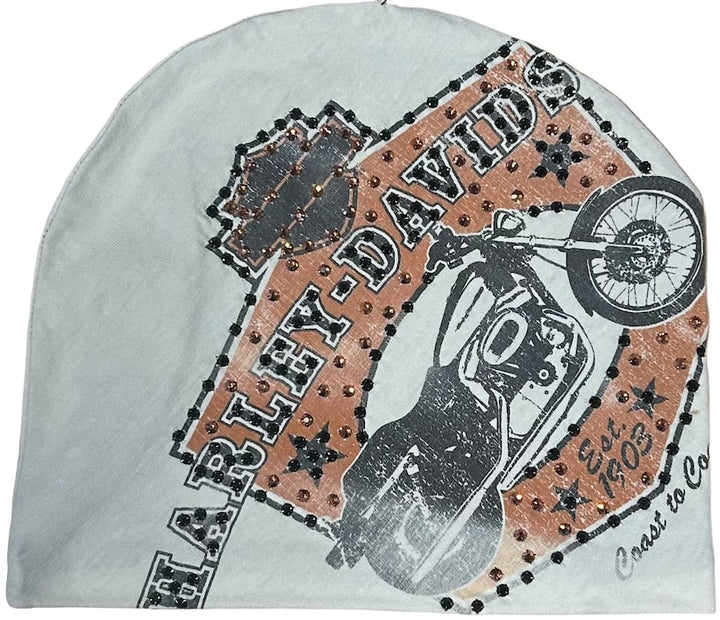 Bossi 'Est. 1903' Rhinestone Vintage Beanie