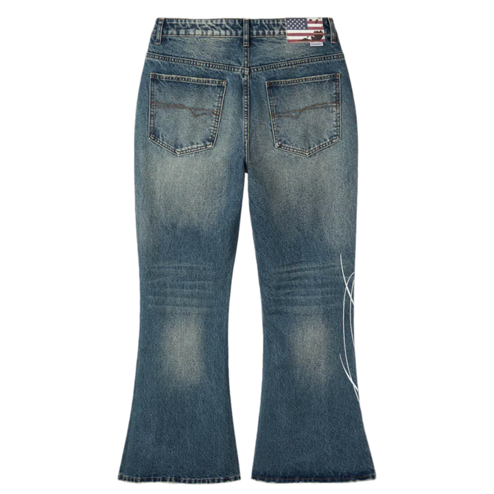 Gold+Vintage Gallery Raspberry Hils 'Miley Cyrus' Jeans