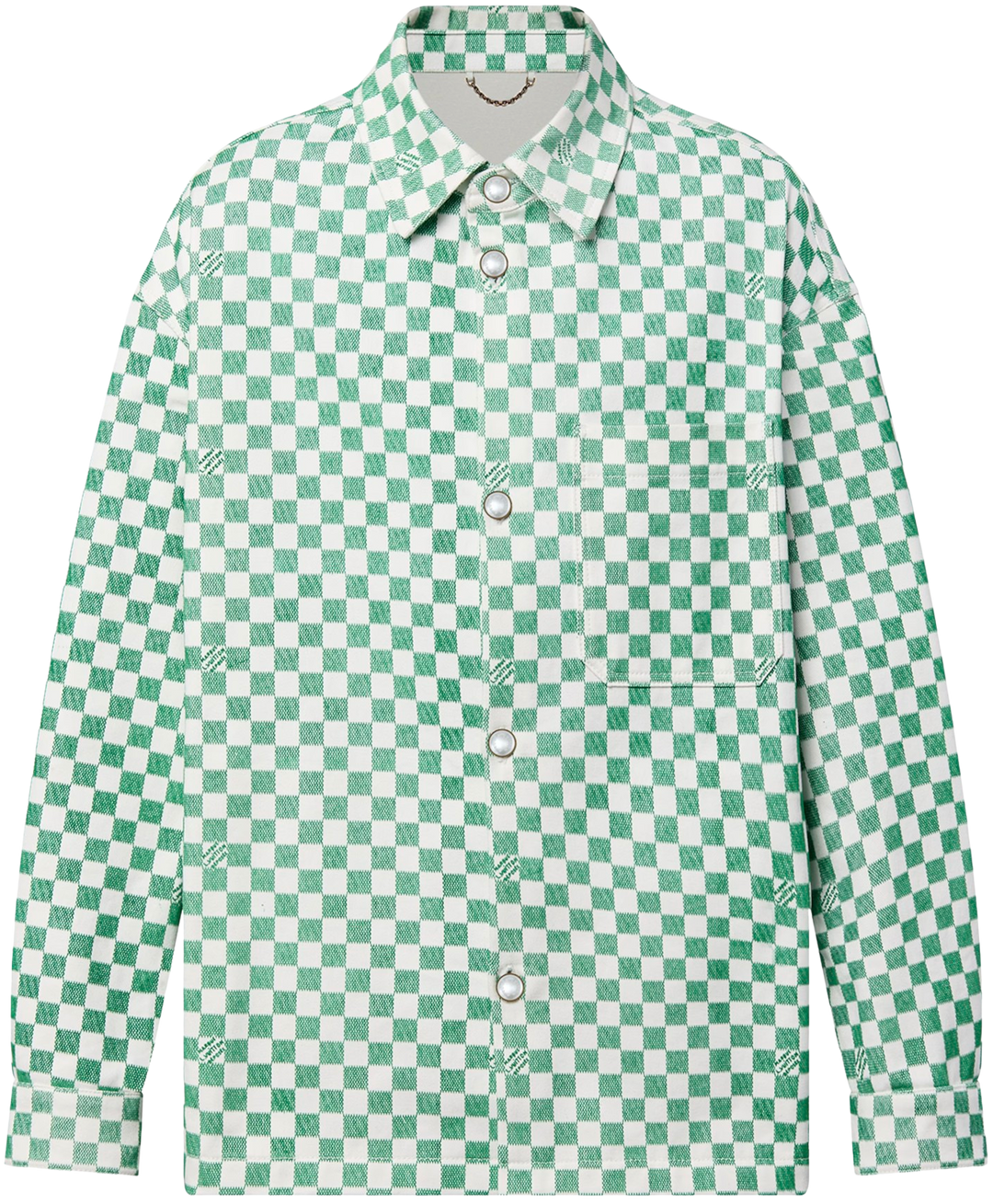 Louis Vuitton 'Green' Damier Overshirt