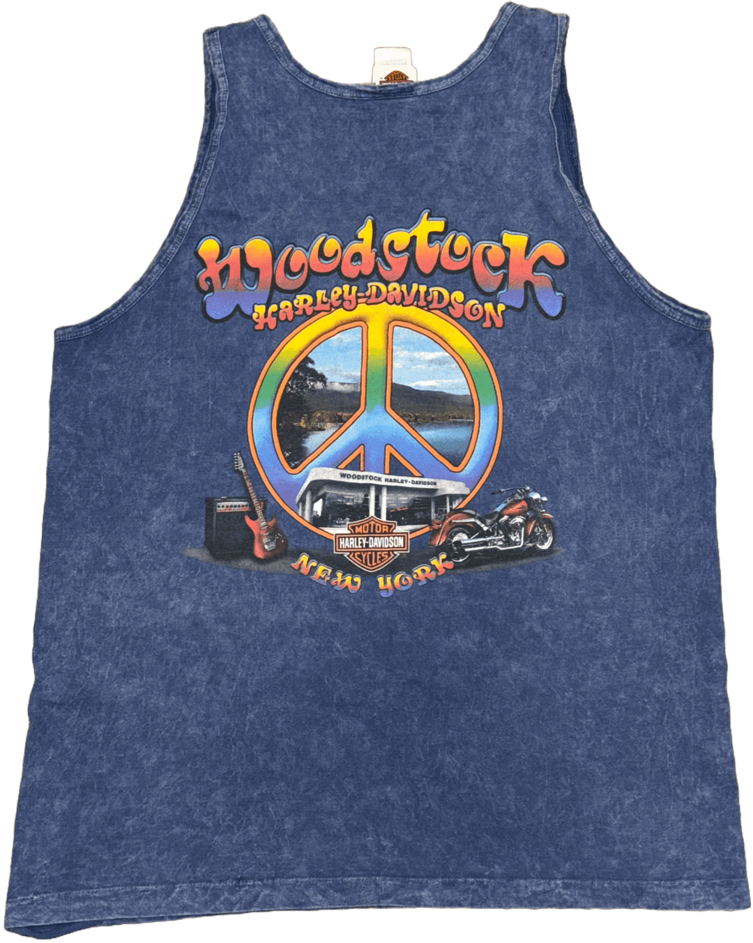 Harley Davidson 'Woodstock NY' Vintage Tank Tee