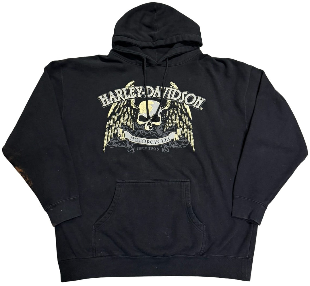 Harley Davidson 'San Diego, CA' Black Vintage Hoodie