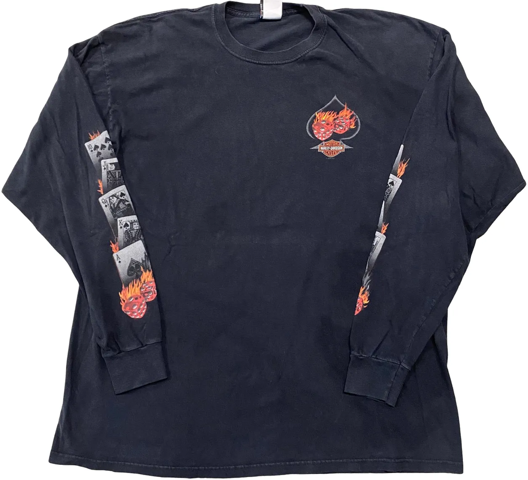 Harley Davidson 'Las Vegas, NV' Vintage Dice L/S Tee