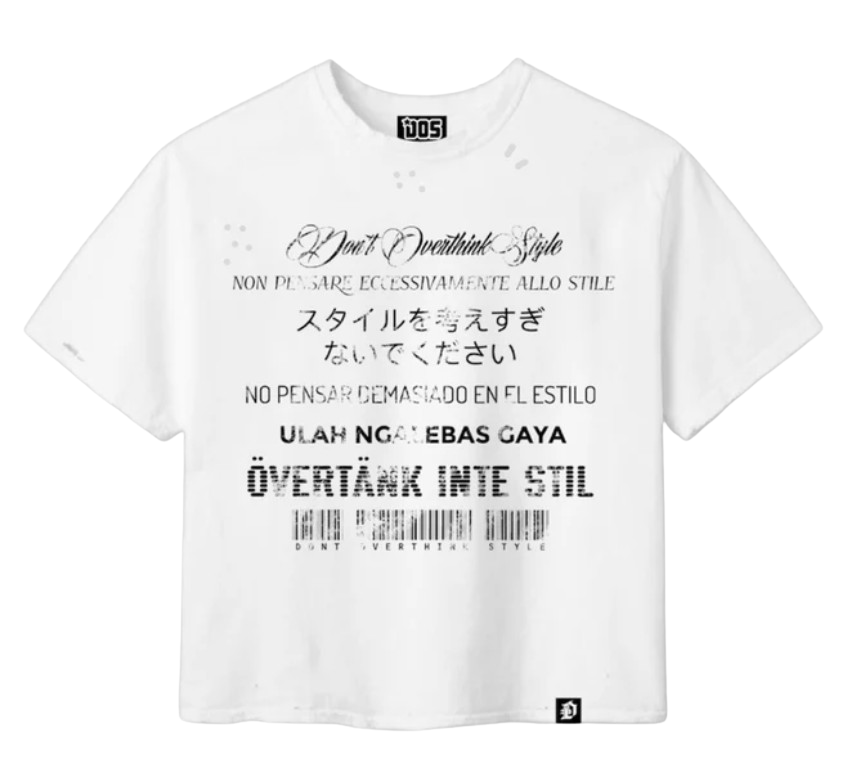 DOS 'Global' White Tee