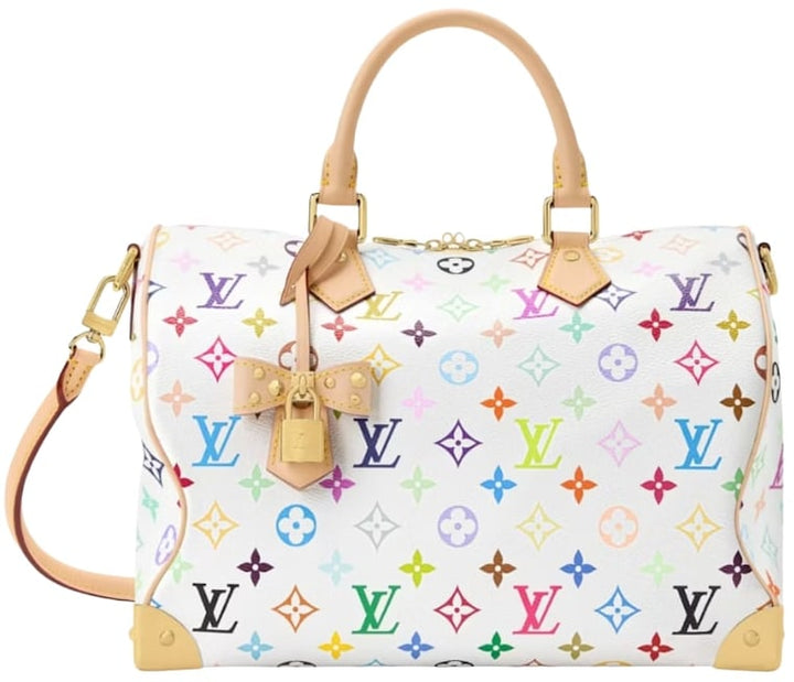 Louis Vuitton x Takashi Murakami 'White' Speedy Soft 30