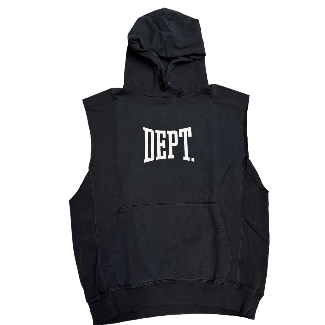Gallery Dept. 'Black' Cutoff Hoodie