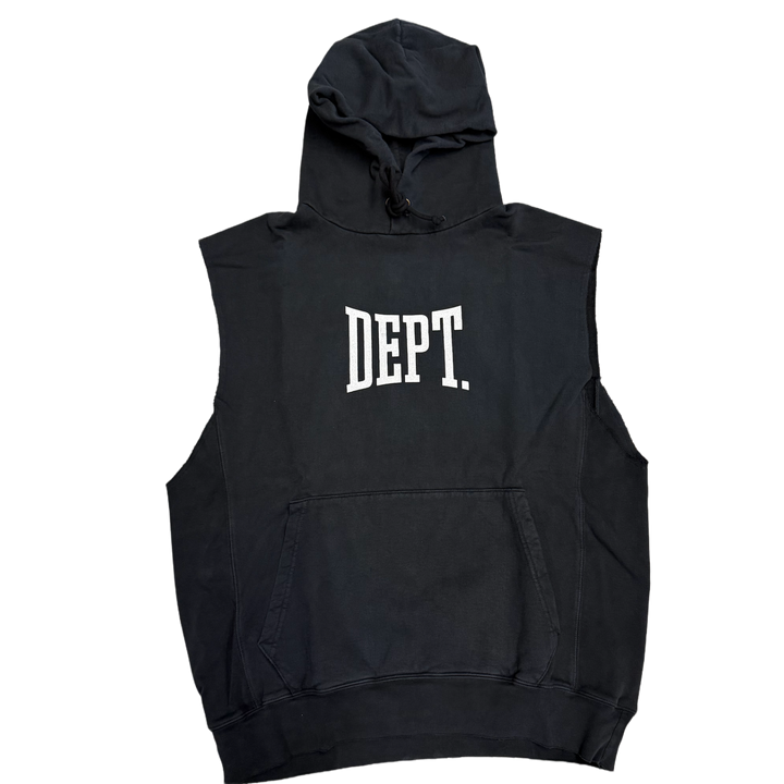 Gallery Dept. 'Black' Cutoff Hoodie