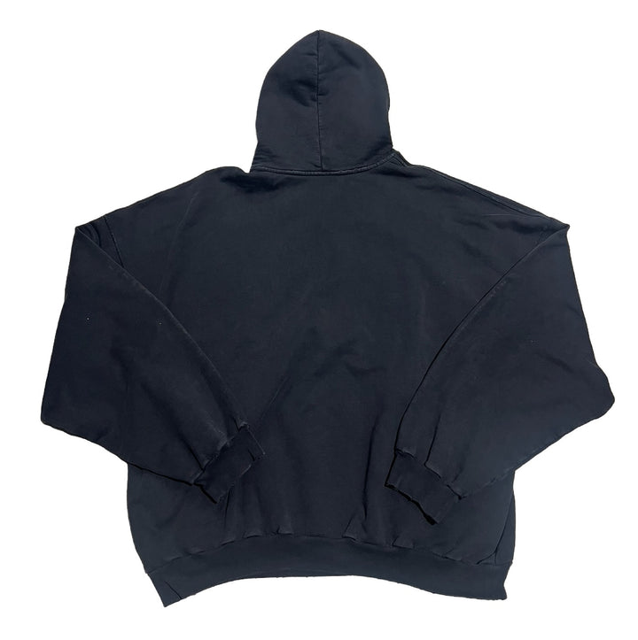 Balenciaga 'Distressed Logo' Oversized Hoodie