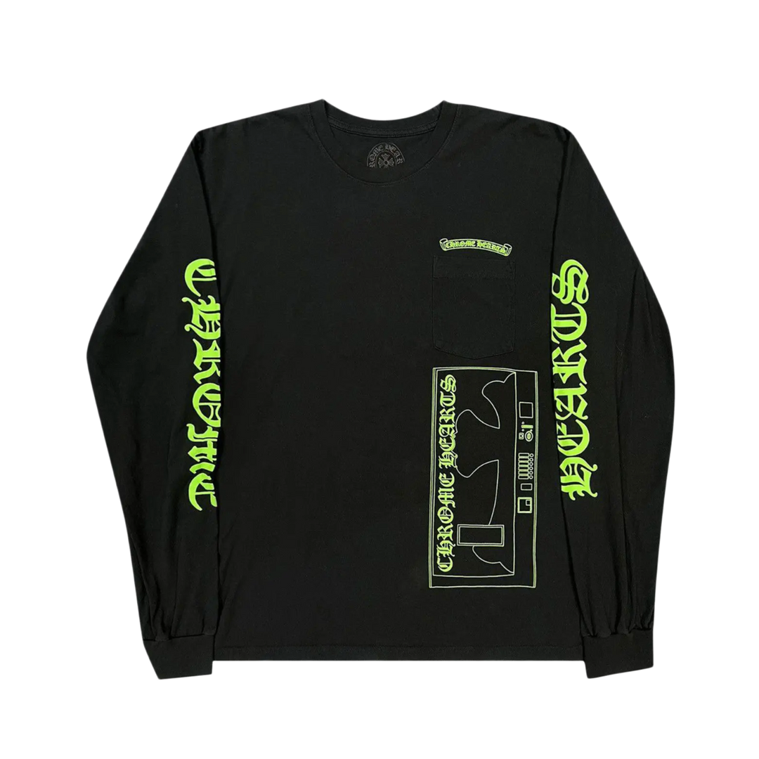 Chrome Hearts 'Aoyama Tokyo Exclusive' Black Neon Longsleeve
