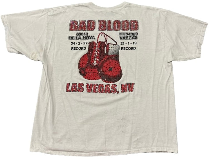 De La Hoya 'Bad Blood Vs Vargas' Rhinestone Vintage Tee