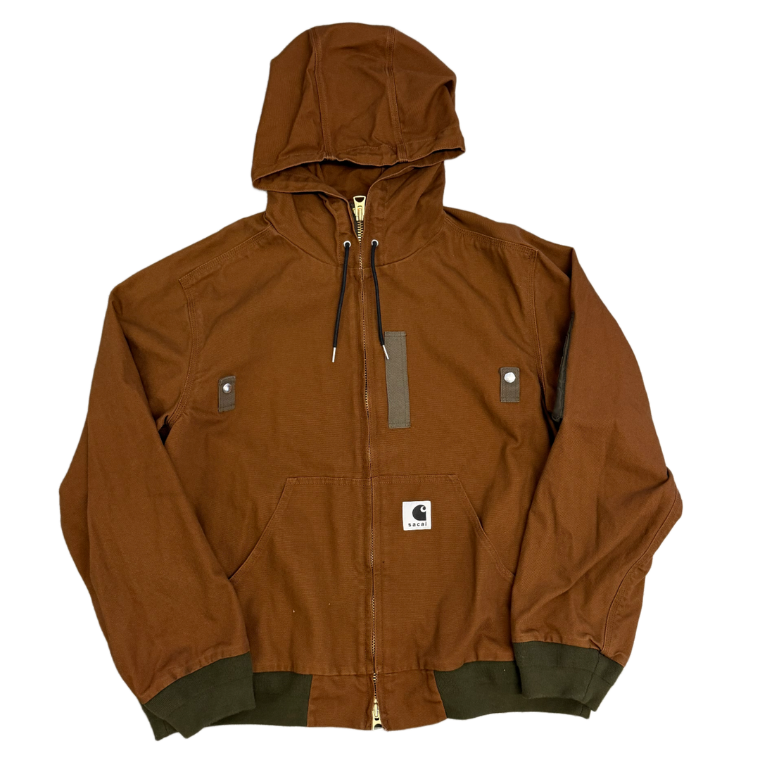 Sacai x Carhartt 'Dark Tan' Hooded Jacket