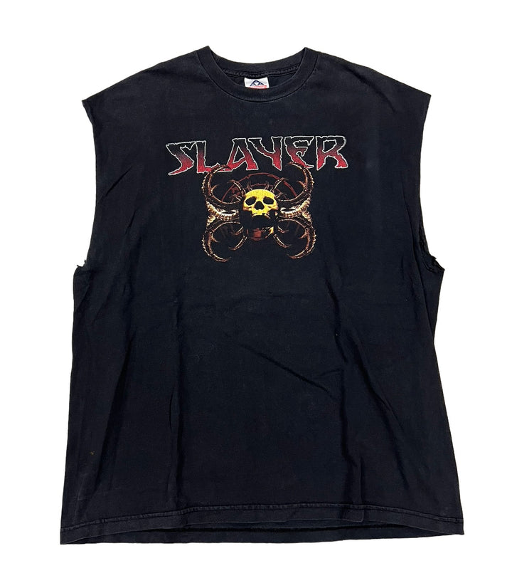 Slayer 'Black' Vintage Cutoff
