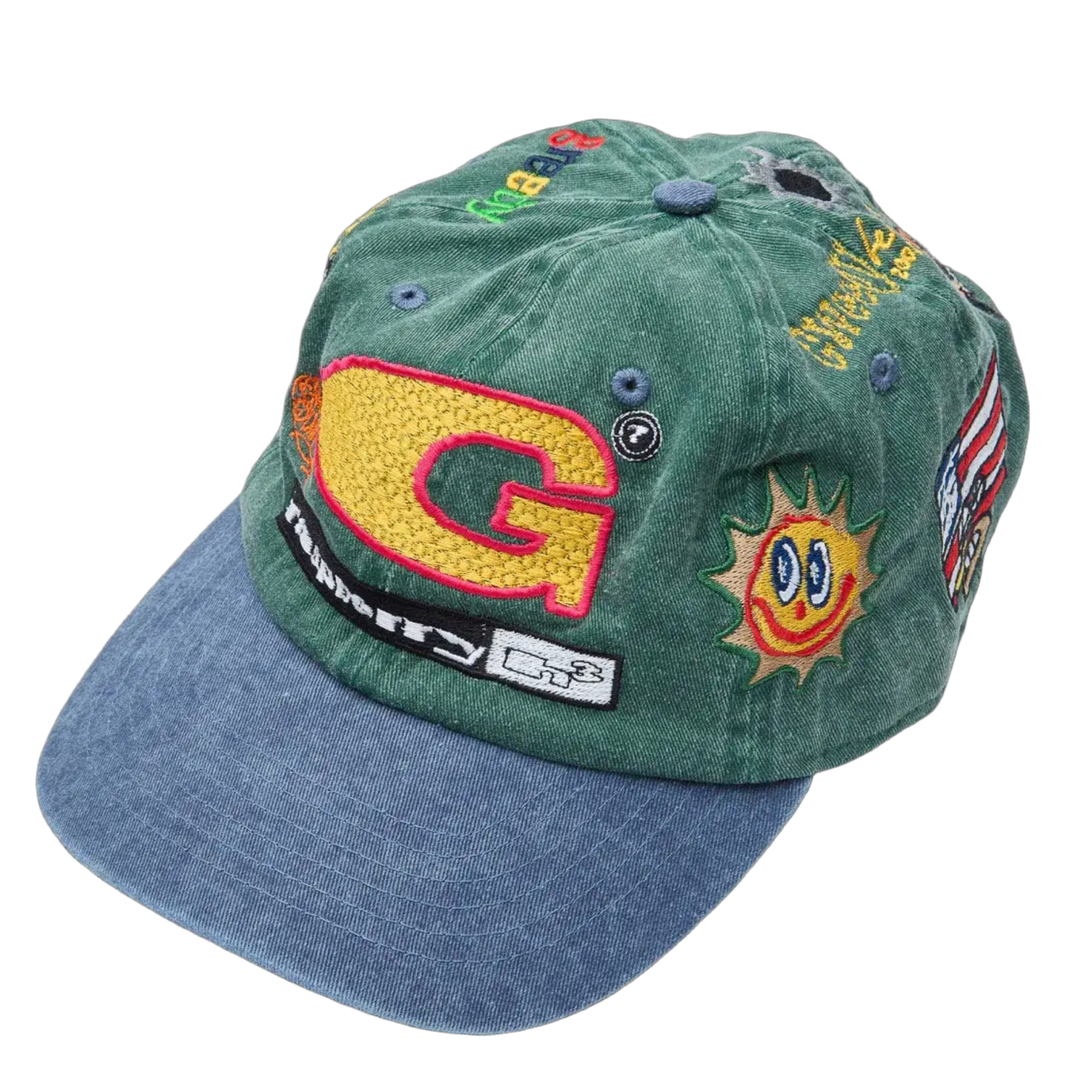 Gold+Vintage Gallery Raspberry Hills x Greedy Unit '80k Stitch' Hat