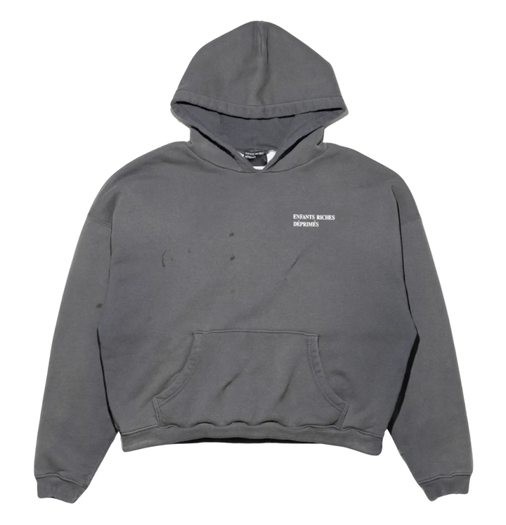 Enfants Riches Déprimés Thermal Lined Distressed Logo Hoodie