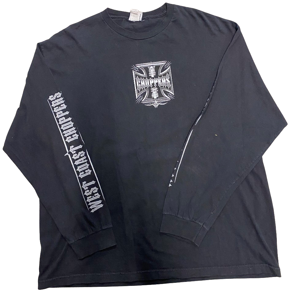 West Coast Choppers 'Metallic Classic Logo' Vintage Longsleeve