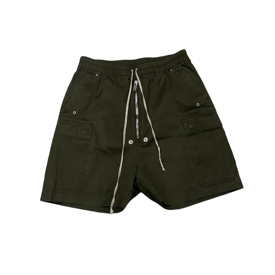 Rick Owens 'Green' Cargobela Shorts
