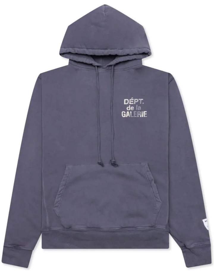 Gallery Dept. 'Navy' French Logo Hoodie