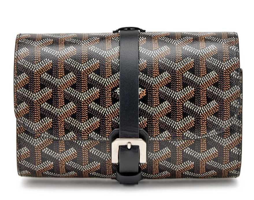Goyard 'Double Travel' Black Watch Case