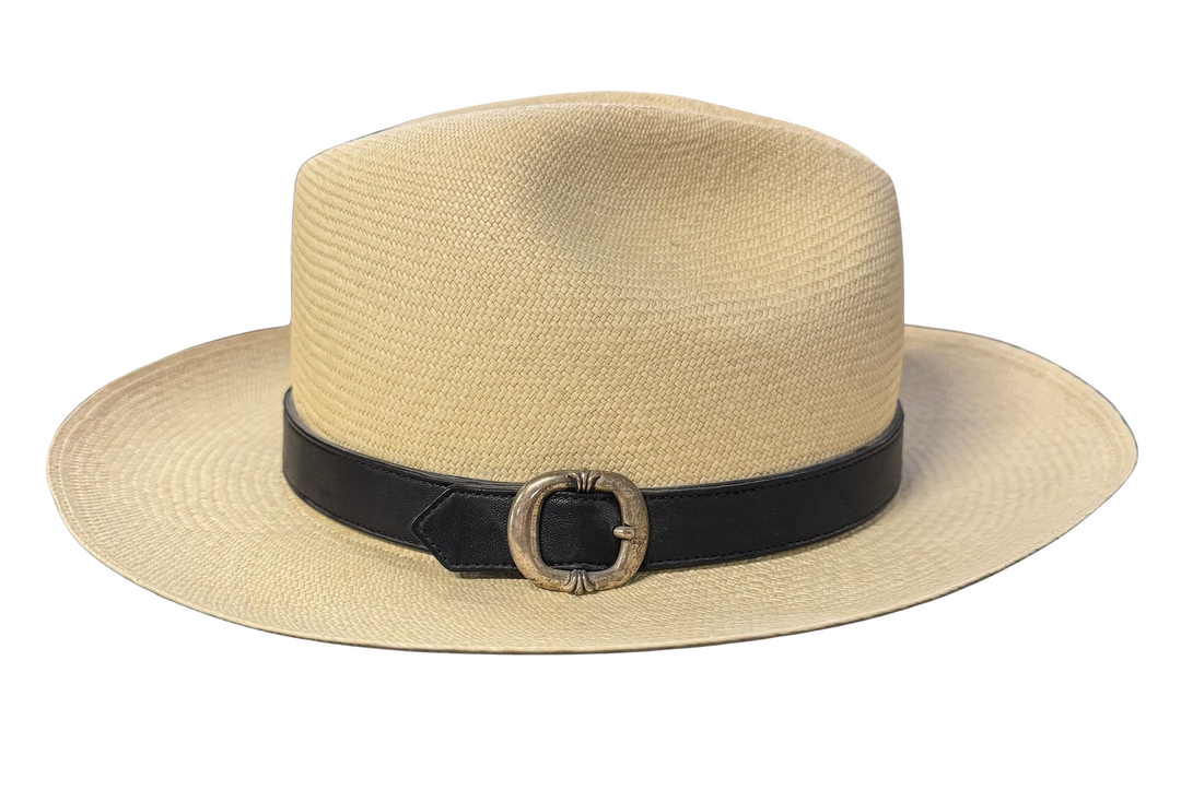 Chrome Hearts Leather Strap Cowboy Hat