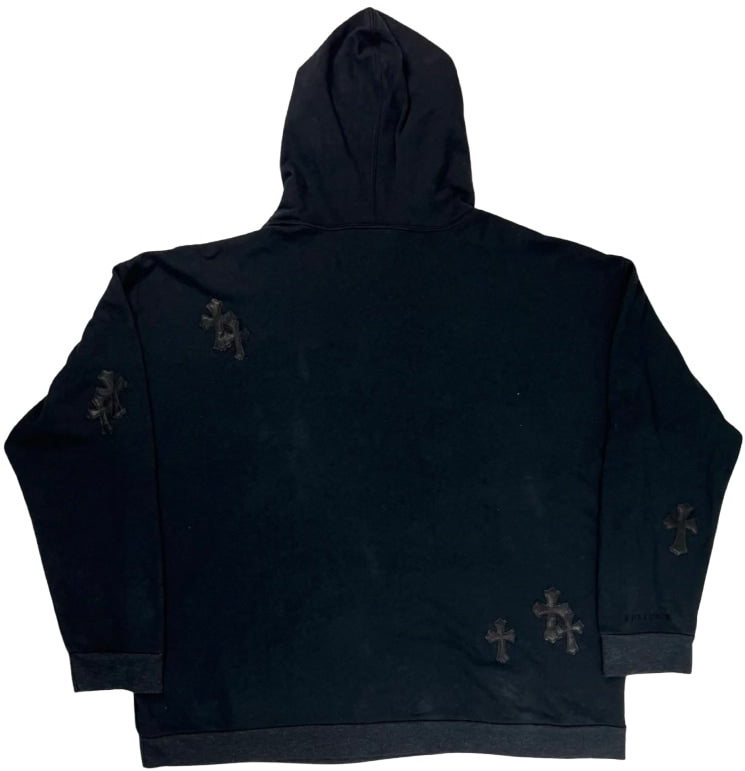 Chrome Hearts '12 Cross Patch' Black Hoodie