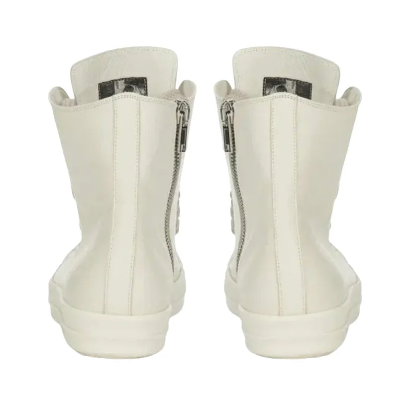 Rick Owens Lido High Sneaks Jumbo Laced Milk