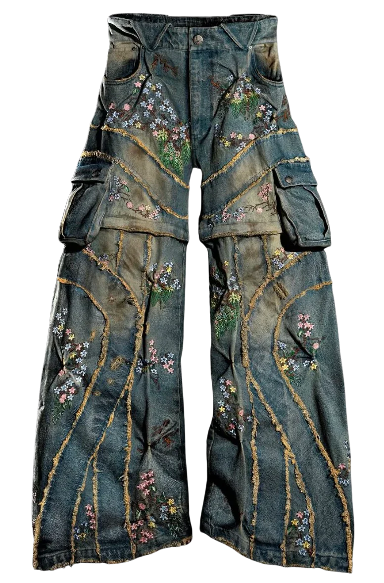 Badson 'Overgrowth' Countryside Convertible Jeans
