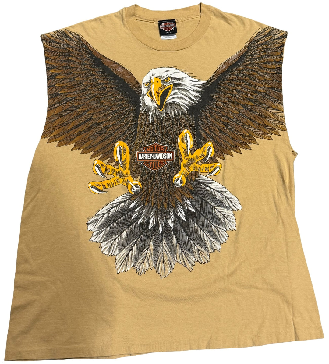 Harley Davidson 'Attacking Eagle' Vintage Cutoff