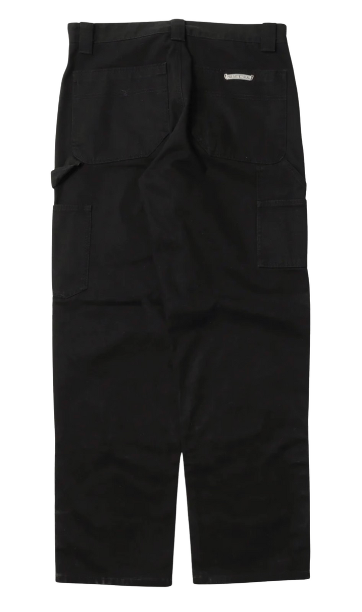 Chrome Hearts 'Double Knee' Black Carpenter Pants